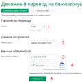 Transfer money from megaphone balance to Sberbank card