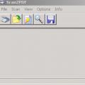 WinScan2PDF - PDF formatiga skanerlash